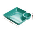 1PCS Vinegar Dish Meal Sushi Dumplings Dish Square PP Snack Plate Dumpling Tray.