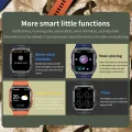 NX6 1.95 inch martwatch BT5.1 IP68 Waterproof Fitness Tracker Compatible for Android iOS. 