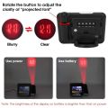 Creative Attention Projection Digital Weather LCD Snooze Clock Bell Alarm Display Backlight LED Projector Home Clock Timer.