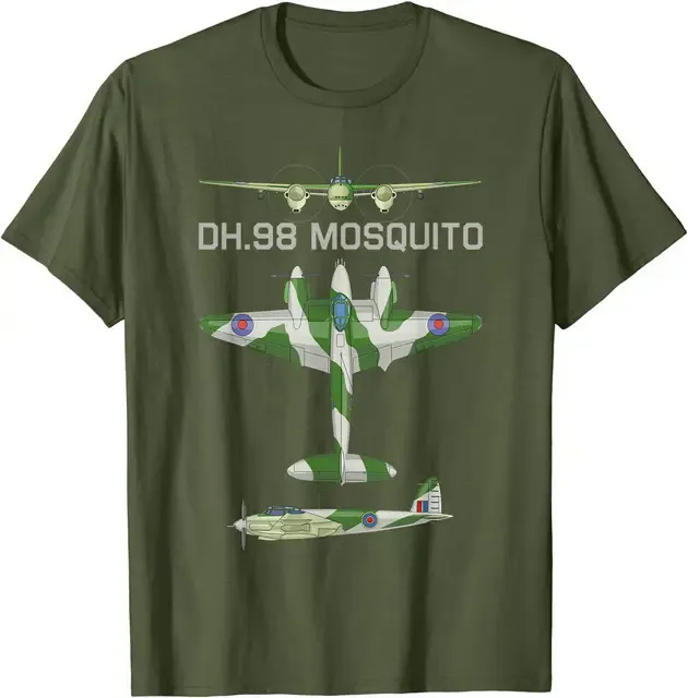 Mosquito%20British%20WW2%20Fast%20Fighter%20Bomber%20Plane%20Diagram%20T-Shirt%20Short%20Sleeve%20Casual%20100%25%20Cotton%20O-Neck%20Summer%20Men%20Tees%20-%20Image%206