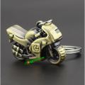 Mini Metal Motorcycle Keyring 3D Motorbike Model Keychain Key Ring Key Holder (Bronze). 