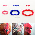 50pcs S M L size Chicken Beak Clasp Fasan Mouth Snap Ring Replace Peepers Eye Glasses Blinders Spectacles Anti-pecking Feed. 