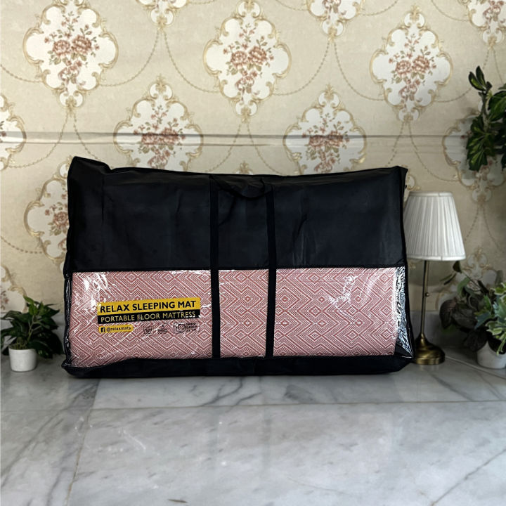 Relax%20Floor%20Mattress%20-Rose%20Pink%20Premium%20Sleeping%20Mat%20-%20Image%205