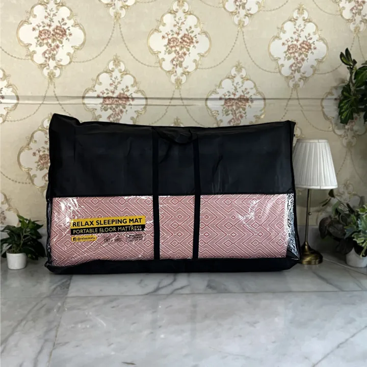 Relax%20Floor%20Mattress%20-Rose%20Pink%20Premium%20Sleeping%20Mat%20-%20Image%205