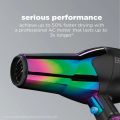 InfinitiPRO by Conair Ionic Hair Dryers, Rainbow with Concentrator and Diffuser 490R.
