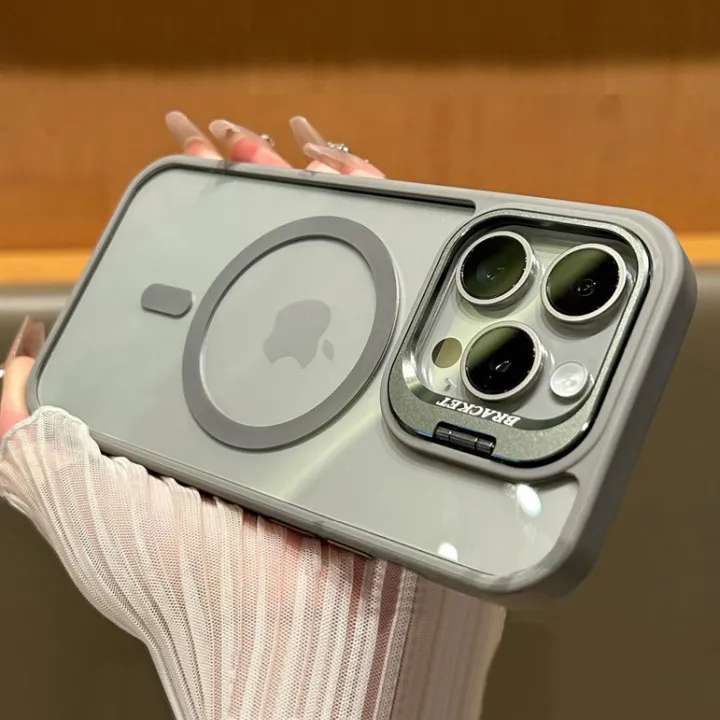 Acrylic%20Phone%20Case%20For%20iPhone%2015%2014%2013%2012%2011%20Pro%20Max%20Plus%20Magnetic%20For%20Magsafe%20Shockproof%20Clear%20Lens%20Standing%20Cover%20-%20Image%207
