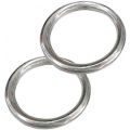 Combo Pack of Two Pieces Chin Up Ring - Silver.