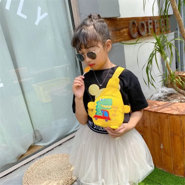 JUTBONG%20Cute%20Sling%20Bag%20Toddler%20Preschool%20Kids%20Baby%20Girls%20Boy%20Shoulder%20Chest%20Bags%20School%20Bags%20Dinosaur%20Cartoon%20-%20Image%203