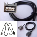 2X Car Aux USB Cable Adapter Female Port Extension Wire for Honda Civic Jazz CR-V Accord Stereo MP3 Interface. 