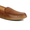 Maverick Brown Leather Boat MOC for Men. 