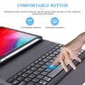Keyboard Case with Attached Wireless Keyboard Leather Folio Cover For iPad Mini 4/5. 