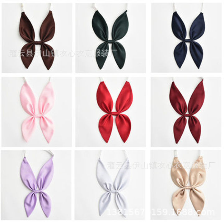 Snapdragon rabbit ear bow tie Sailor jersey triangular scarf JK uniform bow tie extension belt