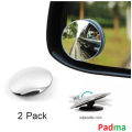 2Pcs 360 Degree Blind Spot Mirror For Car or Motorcycle Side Mirror Wide Angle Round Small Round Side Blindspot Mirror. 