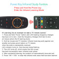 2.4G Wireless Fly Air Mouse Gyroscope IR Learning Smart Voice Gyro Keyboard Motion-Sensing Remote Control For Android T V Box PC. 