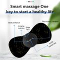 EMS Back Neck Massager Remote Control Rechargeable Therapy Electric Muscle Stimulator Portable Cervical Massager Reduce Pains. 