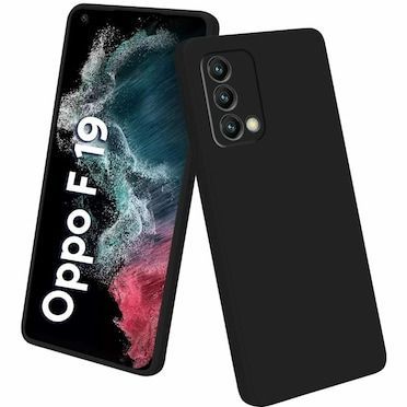 For Oppo F19 Silicone Back Cover Shockproof Non-Slip Soft Liquid