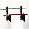 ARELENE Sword Display Stand,Sword Hook,Acrylic Two-Layer Wall-Mounted Samurai Sword Stand Display Stand,Support All Swords A. 