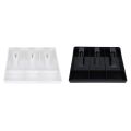 Delicate product Money Cash Coin Register Insert Tray Replacement Cashier Drawer Storage Register Tray Box Classify Store Black.