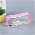 Big Capacity PVC Pencil Case with Zipper School Students Transparent Waterproof Makeup Bag Storage Box for Women Girls Student Pen Case Office School Supplies. 