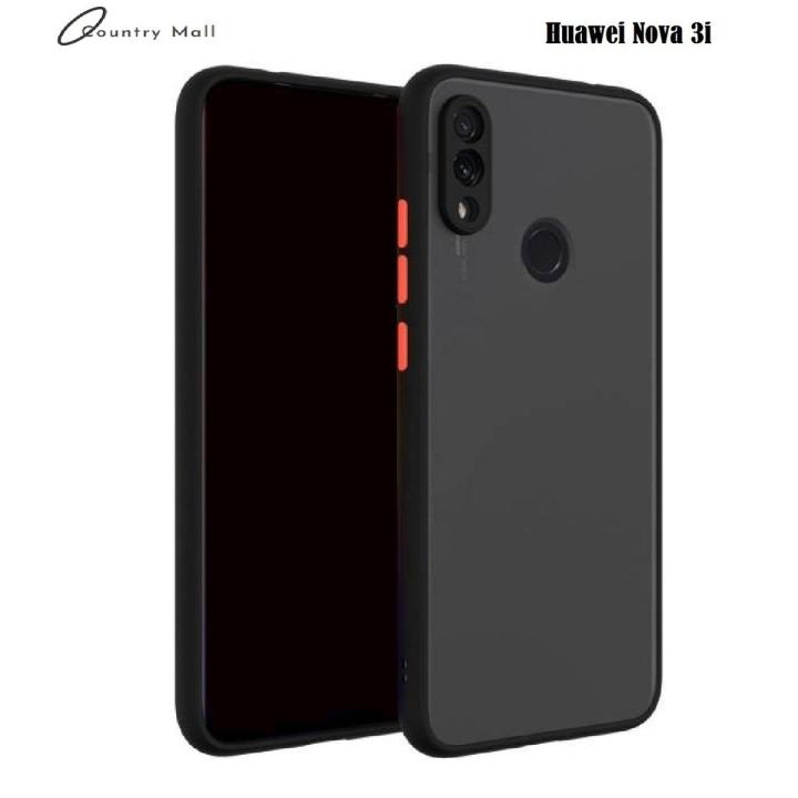Huawei Nova 3i Luxury Shockproof Smoky Translucent Matte Back Cover - Phone - Camera - Phone Back Cover