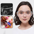 Unisex Transparent Fog&UV Resistant Safety Glasses Goggle Manicure Lab Protective Eye Wear Lens Workplace Anti-dust Glasses. 