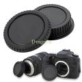 Front Body Cap Rear Lens Cap For Canon All Dslr Camera.