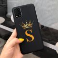 For Xiaomi Mi 10 Lite 5G Case Cute Crown Letters Cover Shockproof Phone Case For Xiaomi 10 Lite Mi 10Lite Back Cover Coque Shell. 