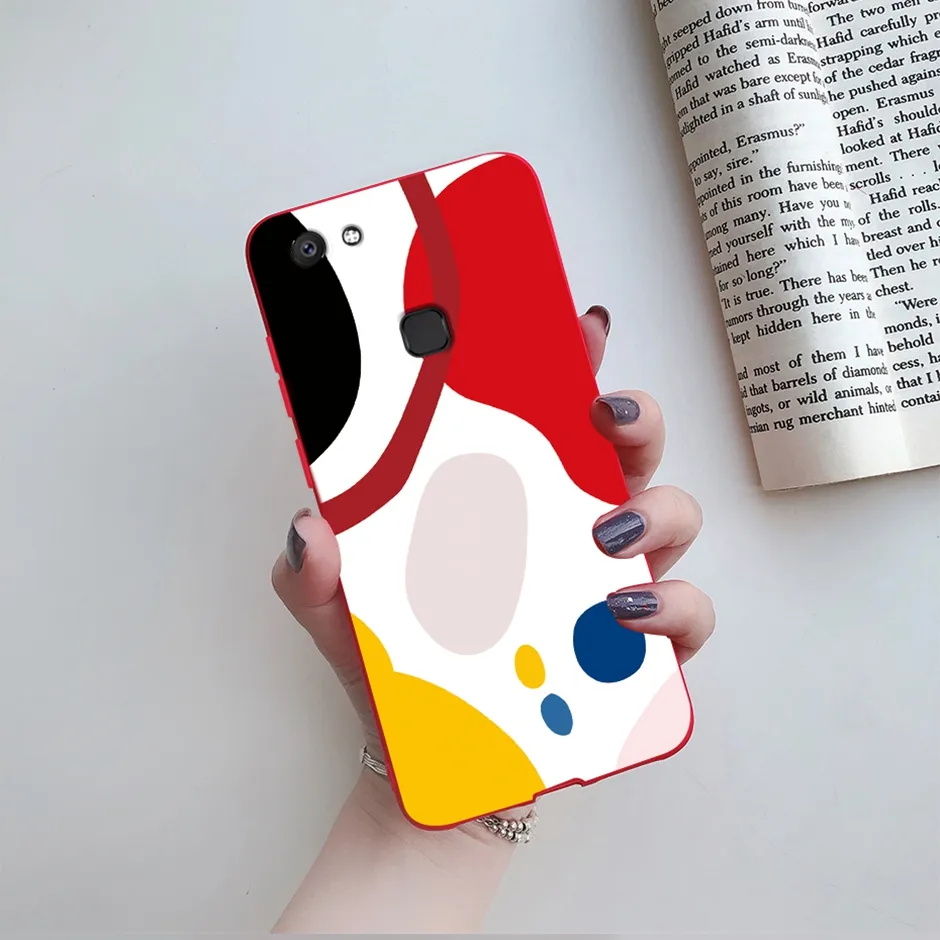 For Vivo V7 Plus Phone Case 1716 1718 1850 Back Cover Fashion