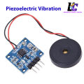 Piezoelectric Vibration Tapping Sensor Module Vibration Switch Module 5.0V DC AD DO. 