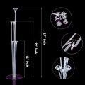 Balloon Stand/Balloon Holder Column With 7 Sticks For Party Balloons Decoration (Pack of 1 Pcs). 