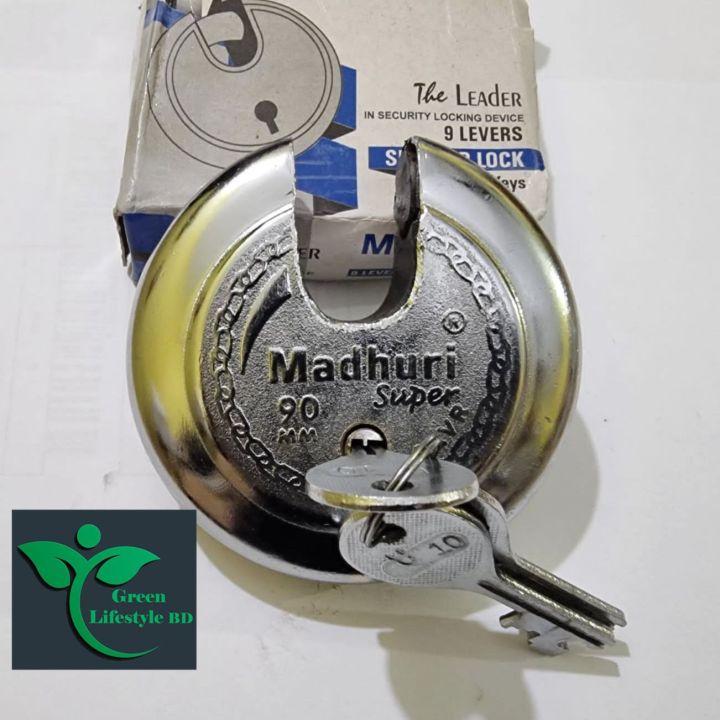 90 mm 10 livers Shatter lock/ Tala. specially made for Heavy duty shutter security.