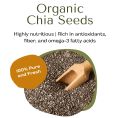 Premium Organic Chia Seeds 1kg Jar - High in Omega-3, Fiber, Antioxidants, for Healthy Diet & Weight Management.
