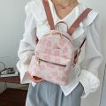 Fashion Women Mini Backpack Flower Print Pure Small Backpacks Canvas Student School Bag for Girls Portable Shoulder Rucksack New.