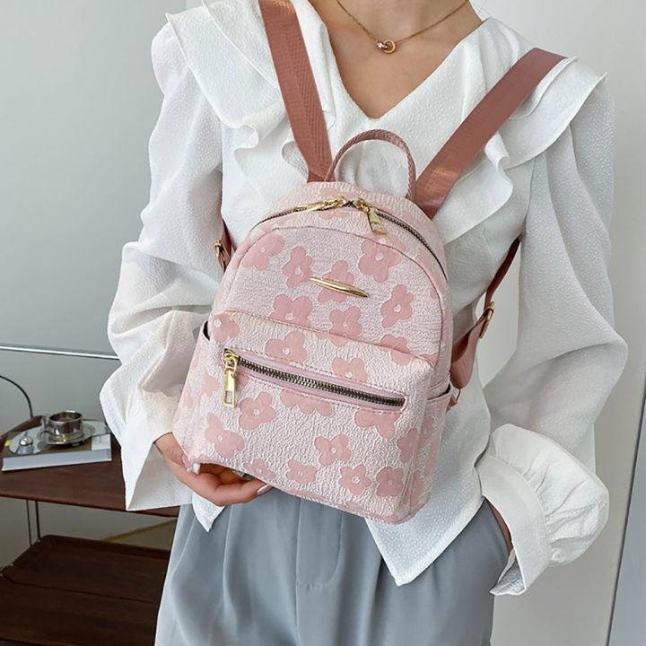 Fashion%20Women%20Mini%20Backpack%20Flower%20Print%20Pure%20Small%20Backpacks%20Canvas%20Student%20School%20Bag%20for%20Girls%20Portable%20Shoulder%20Rucksack%20New%20-%20Image%203