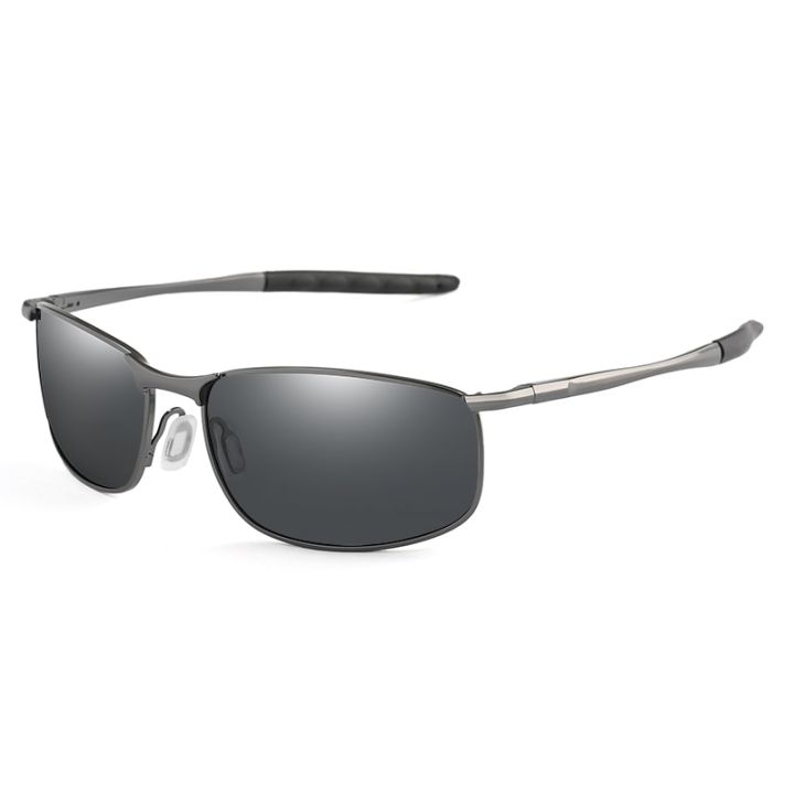 LongKeeper New Polarized Sunglasses Men Brand Designer Metal Alloy Sun Glasses Male Black Sun Glasses Driving Anti-UV400