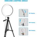 16" Ring Light With Stand & Phone Holder for Live Strea4. 