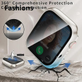Fashions For Apple Watch Case 46mm 45mm 40mm 41mm 44mm Privacy Screen Protector Covse For iWatch Series 10 9 8 7 6 4 SE Protection Bumper.