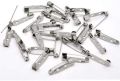 25mm Small Brooch Backs Bar Safety Pins Silver for DIY Craft , Jewelry Making Findings.