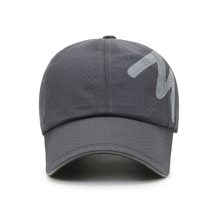 Reflective%20Strip%20Baseball%20Cap%20Outdoor%20Shade%20Men%20and%20Women%20Sun%20Hats%20Breathable%20Cool%20Summer%20Cap%20-%20Image%203