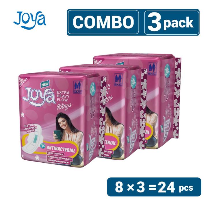 Joya%20Sanitary%20Napkin%20-%20Wings%20Extra%20Heavy%20Flow%20-%208%20Pads%20Pack%20-%20Panty/Wings%20System%20-%20Combo%20of%203%20Pack%20-%2024%20Pads%20-%20pad%20-%20Image%202