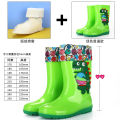 Children's high rain boots, 2-16 years old, cartoon water boots, non-slip soft soles, waterproof corsetes, boys, girls, and toddlers.