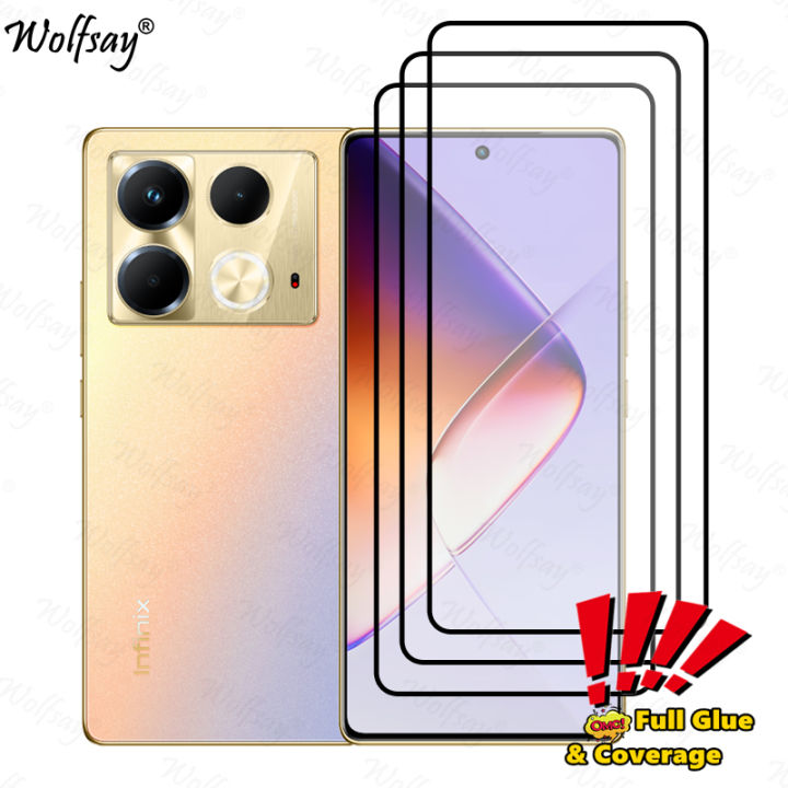 Full Coverage Screen Protector For Infinix Note 40 Tempered Glass For Infinix Note 40 Pro Plus Glass For Infinix Note 40 Glass