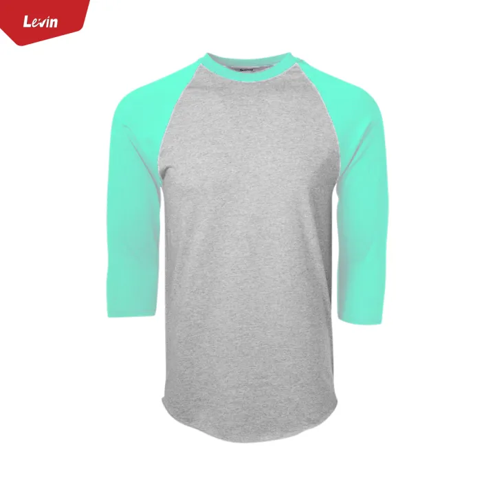 Men's%20Three%20Quarter%203/4%20Raglan%20Sleeve%20Casual%20T-Shirt%20From%20Levin%20-%20Image%203