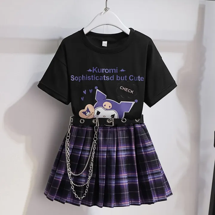 Sanrio%20Kuromi%20girl%20T-shirt%20short%20skirt%20suit%202022jk%20college%20style%20uniform%20girl%20suit%20short%20sleeve%20-%20Image%202
