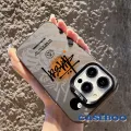 Doodle Trendy Brands Cool Stussy Label Case for Redmi 9A 10C 12 12C 10A 9T 9 13C 9C 10 A1 Note 12 8 10 13 9 10s 11 11s Pro Poco C65 C55 M3 M6 Pro Plating Metal Lens Soft Cover. 