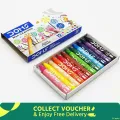 Doms Wax Crayons (Pack of 12 shades). 
