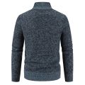 Men Knitted Sweater Cardigans Winter Warm New Half High Collar Zipper Cardigan Sweaters Coat Jacket Casual Fashion Men Clothing. 