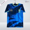 Brazil Short Sleeve Football Jersey For Man - Half Sleeve T Shirt - Brazil Jersey.