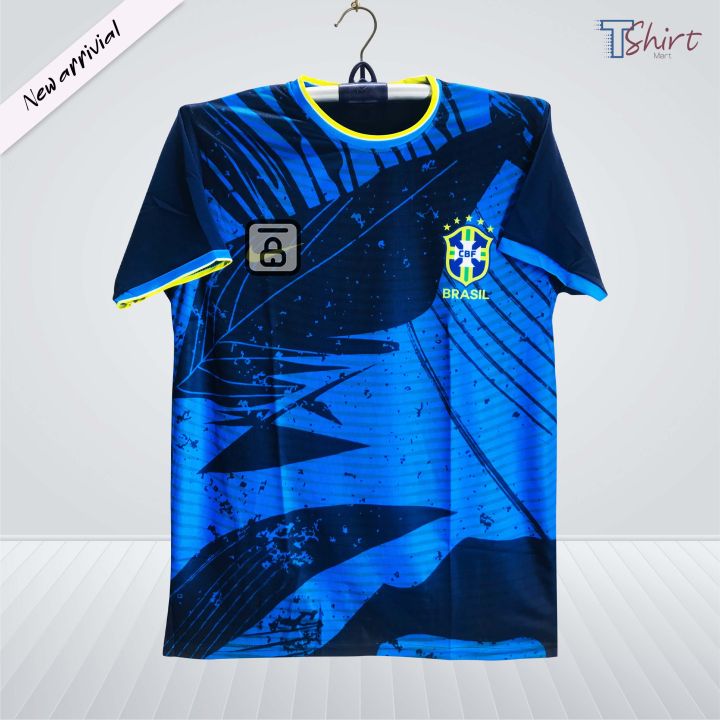 Brazil Short Sleeve Football Jersey For Man - Half Sleeve T Shirt - Brazil Jersey