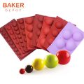 BAKER DEPOT dome silicone chocolate mold round cake pastry form candy jelly gummy pudding mould soap resin tool DIY cakes.